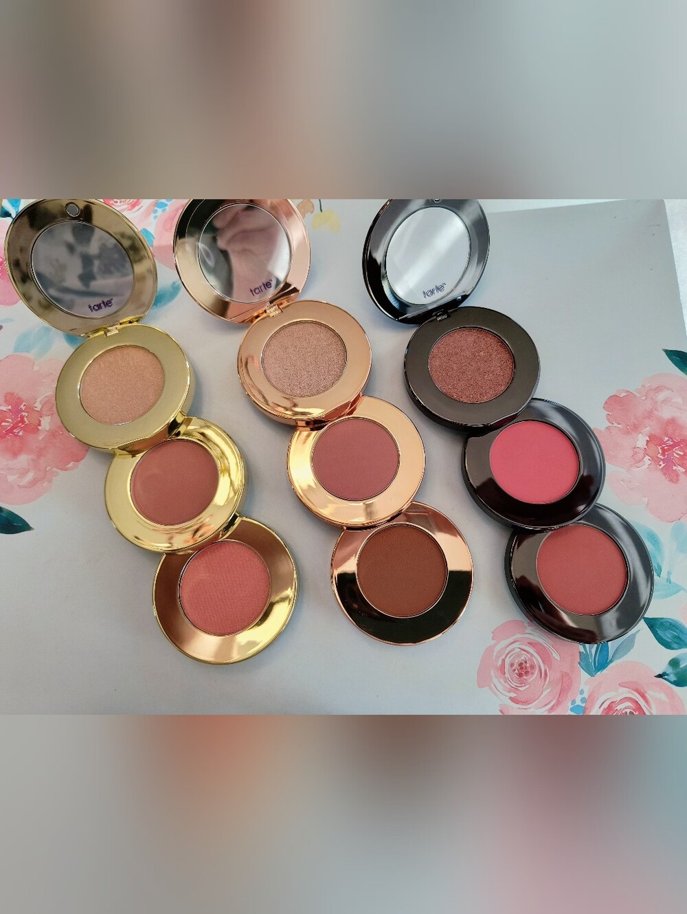 Tarte 9 Ways To Shine Cheek Wardrobe -Blush, Highlight, Bronzer Trios